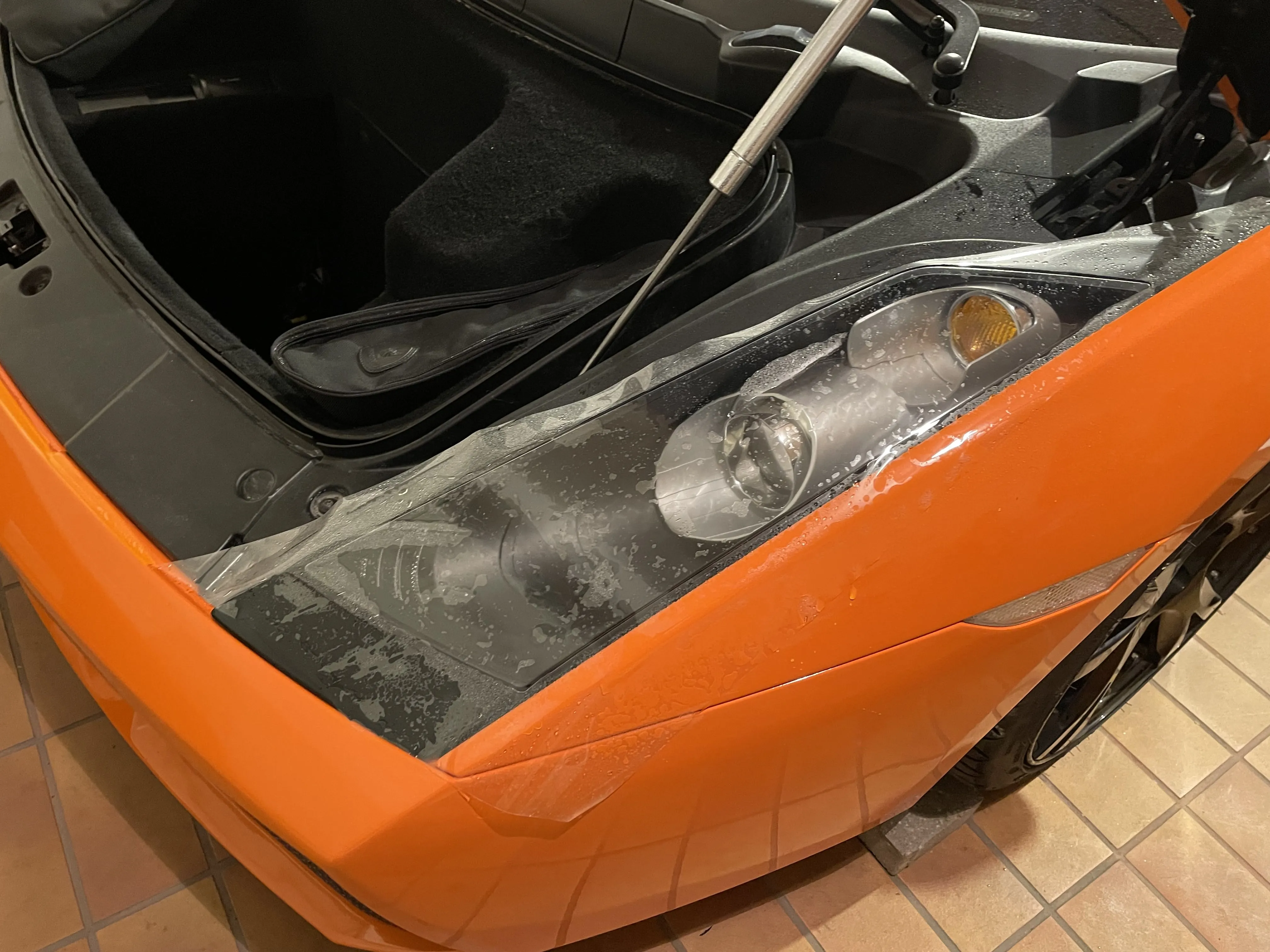 Lamborghini Gallardo | Lámpakővédő fólia (+ teljes színmódosítás a karosszérián)