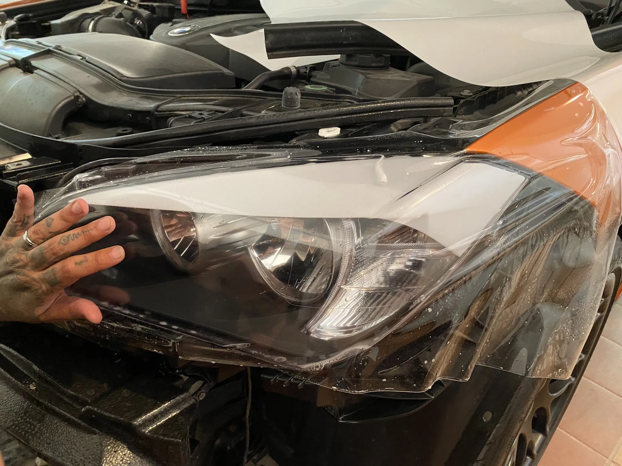 BMW X1 - Lámpakővédő fólia